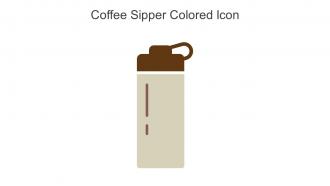 Coffee Sipper Colored Icon In Powerpoint Pptx Png And Editable Eps Format