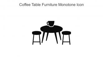 Coffee Table Furniture Monotone Icon In Powerpoint Pptx Png And Editable Eps Format