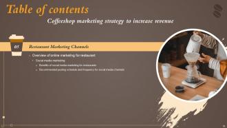 Coffeeshop Marketing Strategy To Increase Revenue Powerpoint Presentation Slides Unique Good