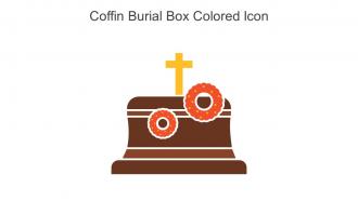 Coffin Burial Box Colored Icon In Powerpoint Pptx Png And Editable Eps Format