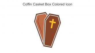 Coffin Casket Box Colored Icon In Powerpoint Pptx Png And Editable Eps Format