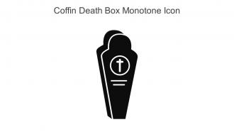 Coffin Death Box Monotone Icon In Powerpoint Pptx Png And Editable Eps Format