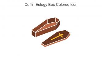 Coffin Eulogy Box Colored Icon In Powerpoint Pptx Png And Editable Eps Format