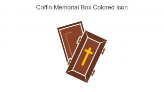 Coffin Memorial Box Colored Icon In Powerpoint Pptx Png And Editable Eps Format