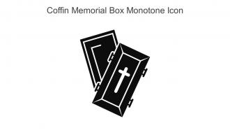 Coffin Memorial Box Monotone Icon In Powerpoint Pptx Png And Editable Eps Format