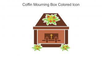 Coffin Mourning Box Colored Icon In Powerpoint Pptx Png And Editable Eps Format