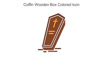 Coffin Wooden Box Colored Icon In Powerpoint Pptx Png And Editable Eps Format