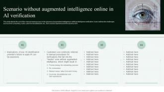 Cognitive Augmentation Scenario Without Augmented Intelligence Online In AI Verification
