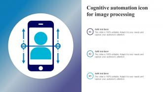 Cognitive Automation Icon For Image Processing