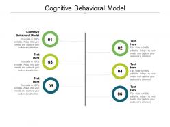 Cognitive behavioral model ppt powerpoint presentation styles designs cpb