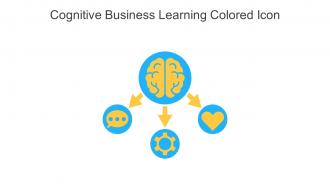 Cognitive Business Learning Colored Icon In Powerpoint Pptx Png And Editable Eps Format