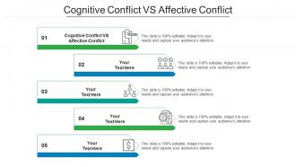 Cognitive conflict vs affective conflict ppt powerpoint presentation infographic template diagrams cpb