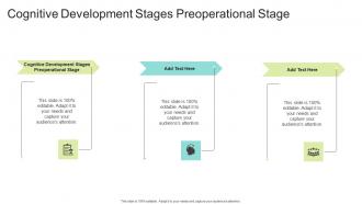 Cognitive Development Stages Preoperational Stage In Powerpoint And Google Slides Cpb