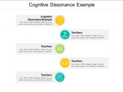 Cognitive dissonance example ppt powerpoint presentation model sample cpb