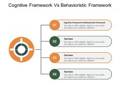 Cognitive framework vs behavioristic framework ppt powerpoint presentation layouts skills cpb