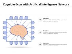 Cognitive icon with artificial intelligence network