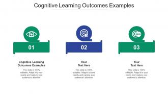 Cognitive learning outcomes examples ppt powerpoint presentation styles clipart images cpb