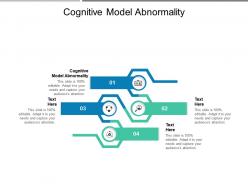 Cognitive model abnormality ppt powerpoint presentation design templates cpb