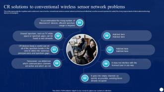 Cognitive Radio IT CR Solutions To Conventional Wireless Sensor Network Problems Ppt Model Pictures