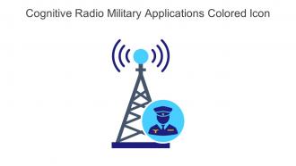 Cognitive Radio Military Applications Colored Icon In Powerpoint Pptx Png And Editable Eps Format