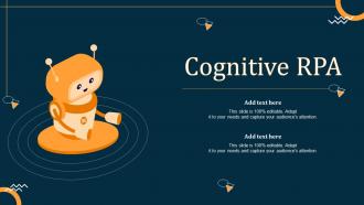 Cognitive RPA Ppt Powerpoint Presentation File Shapes