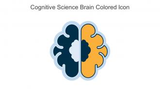 Cognitive Science Brain Colored Icon In Powerpoint Pptx Png And Editable Eps Format