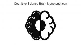 Cognitive Science Brain Monotone Icon In Powerpoint Pptx Png And Editable Eps Format