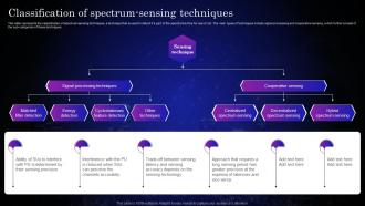 Cognitive Sensors Classification Of Spectrum Sensing Techniques