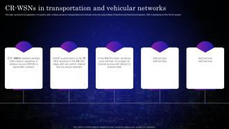 Cognitive Sensors CR WSNS In Transportation And Vehicular Networks