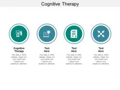 Cognitive therapy ppt powerpoint presentation infographic template picture cpb