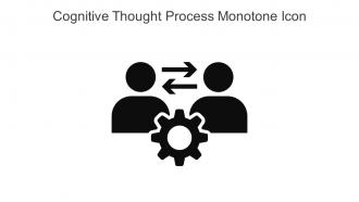 Cognitive Thought Process Monotone Icon In Powerpoint Pptx Png And Editable Eps Format