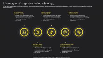 Cognitive Wireless Sensor Networks Advantages Of Cognitive Radio Technology