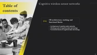 Cognitive Wireless Sensor Networks Powerpoint Presentation Slides Image Slides