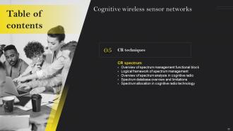 Cognitive Wireless Sensor Networks Powerpoint Presentation Slides Unique Slides