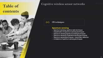 Cognitive Wireless Sensor Networks Powerpoint Presentation Slides Compatible Slides
