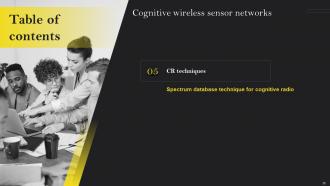 Cognitive Wireless Sensor Networks Powerpoint Presentation Slides Visual Slides