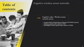 Cognitive Wireless Sensor Networks Powerpoint Presentation Slides Engaging Slides