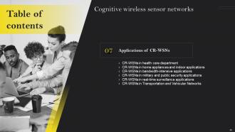 Cognitive Wireless Sensor Networks Powerpoint Presentation Slides Slides Idea
