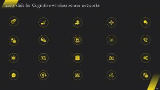 Cognitive Wireless Sensor Networks Powerpoint Presentation Slides Visual Idea