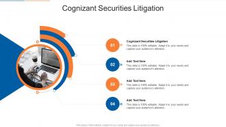 Cognizant Securities Litigation In Powerpoint And Google Slides Cpb