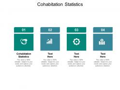 Cohabitation statistics ppt powerpoint presentation summary background images cpb