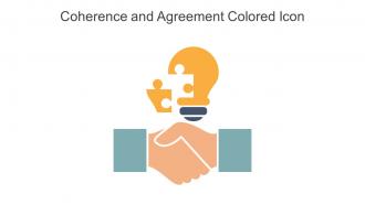 Coherence And Agreement Colored Icon In Powerpoint Pptx Png And Editable Eps Format