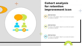 Cohort Analysis For Retention Improvement Icon