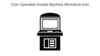 Coin Operated Arcade Machine Monotone Icon In Powerpoint Pptx Png And Editable Eps Format