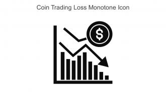 Coin Trading Loss Monotone Icon In Powerpoint Pptx Png And Editable Eps Format