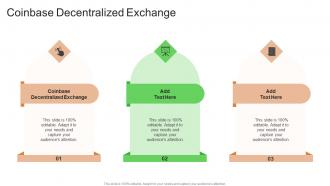 Coinbase Decentralized Exchange In Powerpoint And Google Slides Cpb
