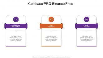 Coinbase PRO Binance Fees In Powerpoint And Google Slides Cpb