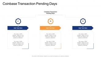 Coinbase Transaction Pending Days In Powerpoint And Google Slides Cpb