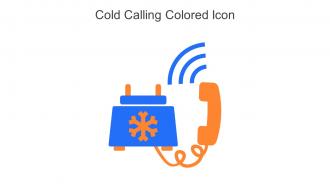 Cold Calling Colored Icon In Powerpoint Pptx Png And Editable Eps Format
