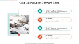 Cold Calling Script Software Sales In Powerpoint And Google Slides Cpb